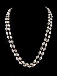 925 Sterling Silver Double Layered Dholki (Size : Small) Necklace view 8