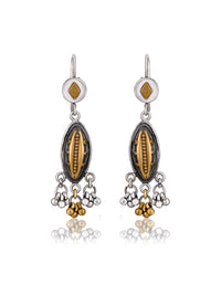 Two Toned Rawa Dangler with Ghungroo view 1