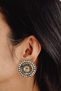 925 Sterling Silver Rawa Studs view 3