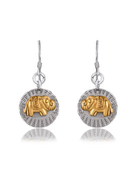 Two Toned Lightweight Elephant Studs view 1