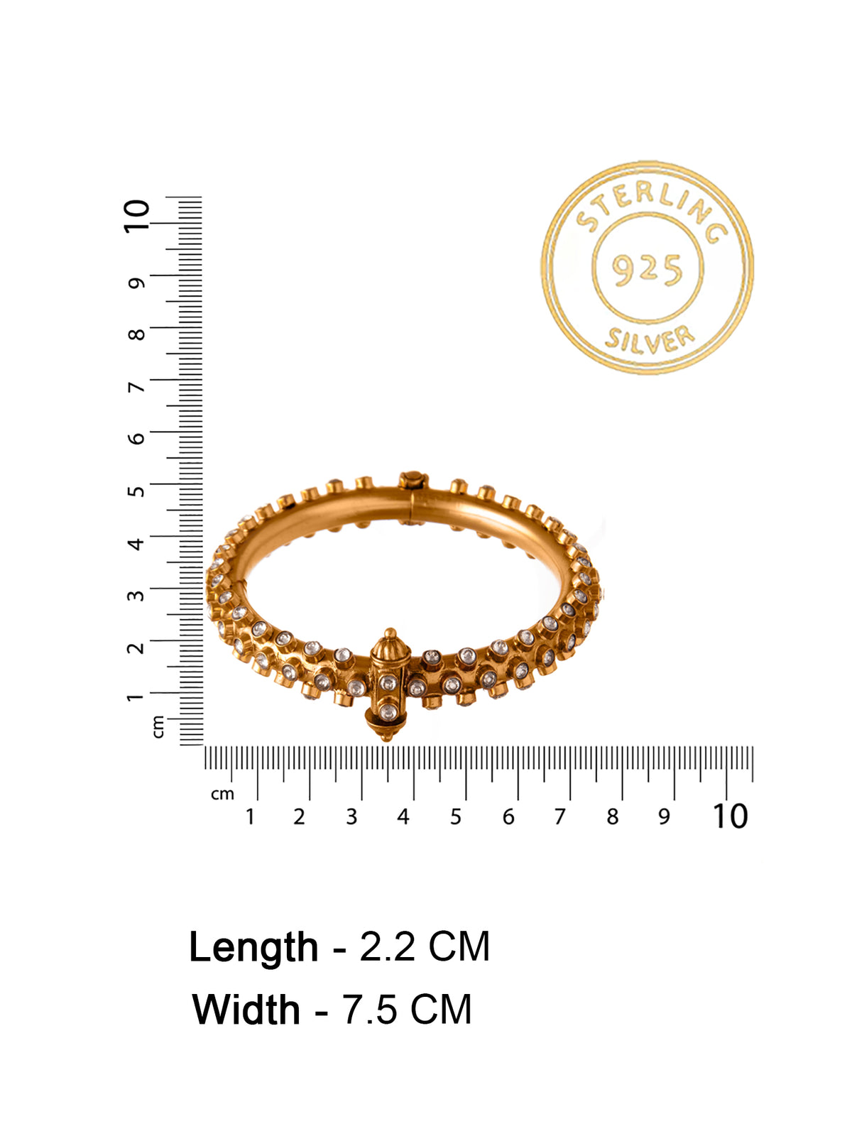 Svarnam Kundan Bangle view 5