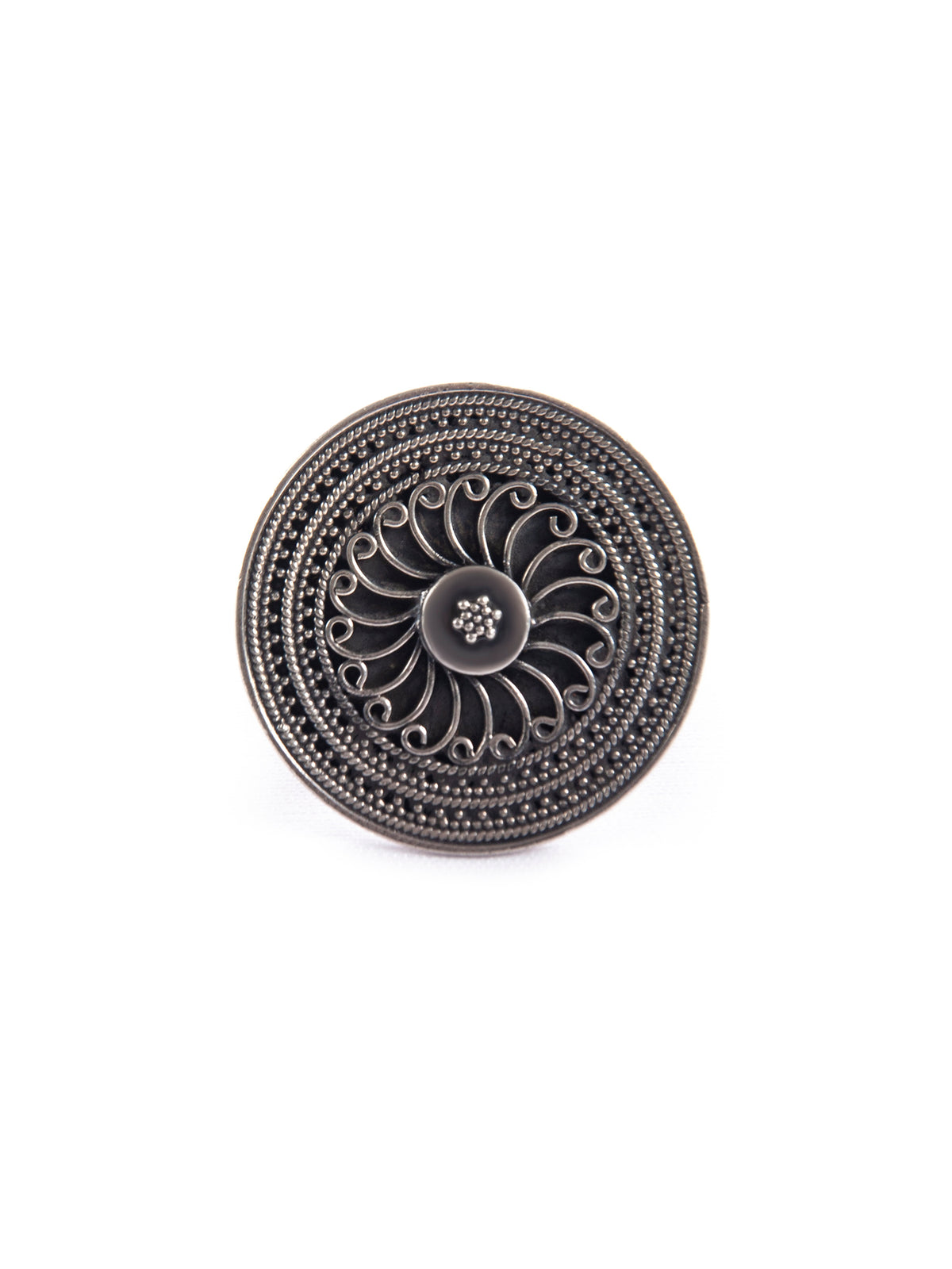 Silver Classic Design Ring view 3