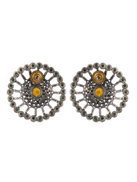 925 Sterling Silver Gold Plated Studs view 5