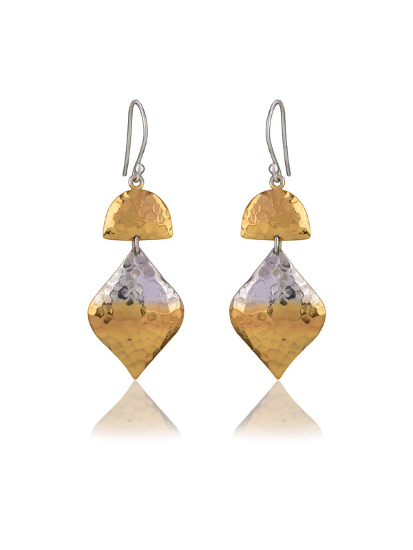 Lightweight Foil Two Toned Danglers