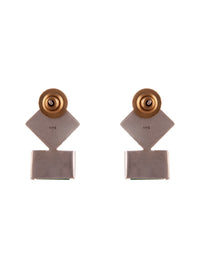 Aurora Green Emerald Studs view 4