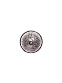 Silver Pattern Adjustable Ring view 3