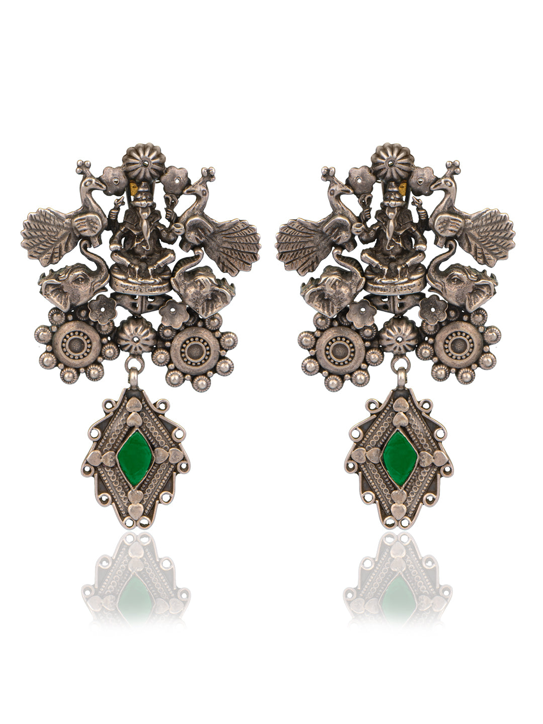 925 Sterling Silver Statement Earrings view 1