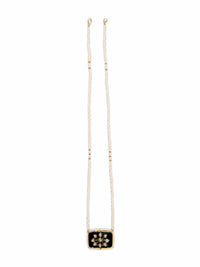 Gold Plated Black Onyx Pearl Necklace view 7
