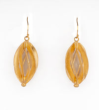 925 Sterling Silver Gold Plated Danglers view 1