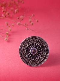 Silver Classic Design Ring view 1