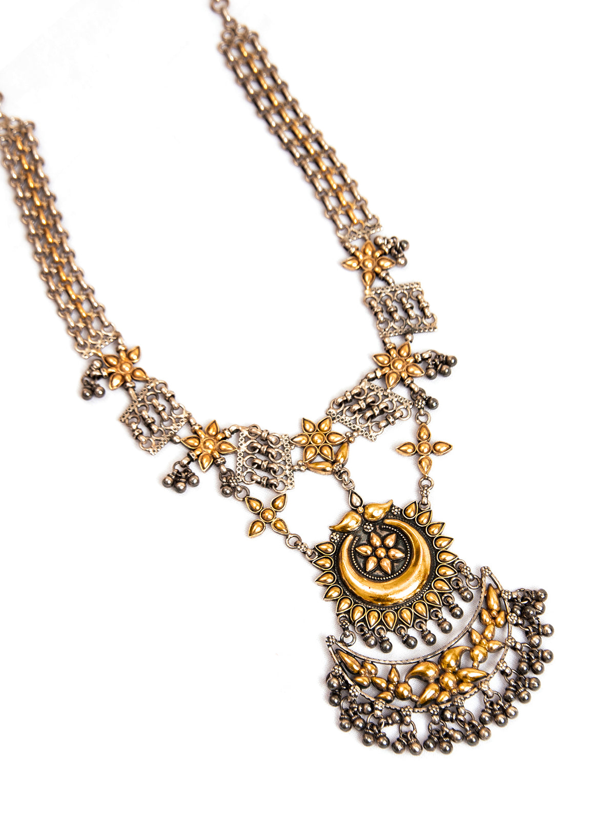 Svarnam Tribal Long Necklace view 4