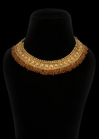 925 Sterling Silver Gold Plated Statement Necklace view 1