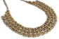 925 Sterling Silver Two Tone Statement Necklace