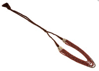 925 Sterling Silver Red Garnet Necklace view 3