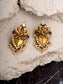 925 Sterling Silver Gold Plated Kundan Twin Peacock Earringss