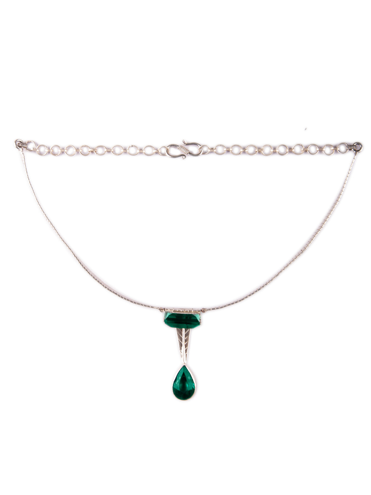 Aurora Emerald Fusion Necklace view 5