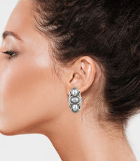 925 Sterling Silver Rawa Studs with Pearls view 4
