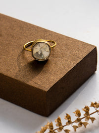 Moissanite Gold Plated Everyday Ring view 2