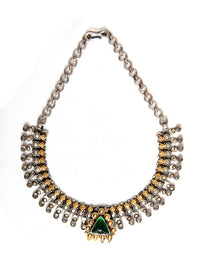 Svarnam Green Onyx Short Necklace view 5