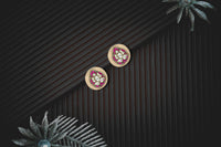 Neeta Boochra Signature Silver Lotus Kundan Studs view 3