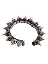 Svarnam Statement Two Tone Bangle view 6