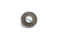 Silver Oxidized Rawa Ring with Mirror view 1