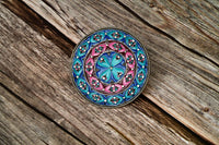 Multi-Blue and Pink Cocktail Ring view 4