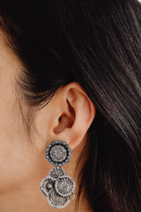 925 Sterling Silver Chitai Fusion Earrings with Freshwater Pearls view 3
