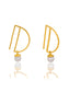 Fine Rawa Studs with Ruby and Pearl
