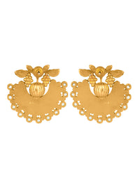 925 Sterling Silver Gold Plated Chaandbali view 5