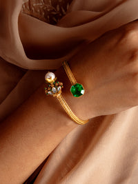 Svarnim Fusion Bangle with Pearl view 8