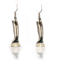 925 Sterling Silver Fish Earrings view 1
