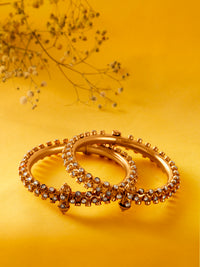 Svarnam Kundan Bangle view 1