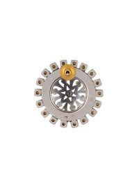 Red Kundan Studs view 2
