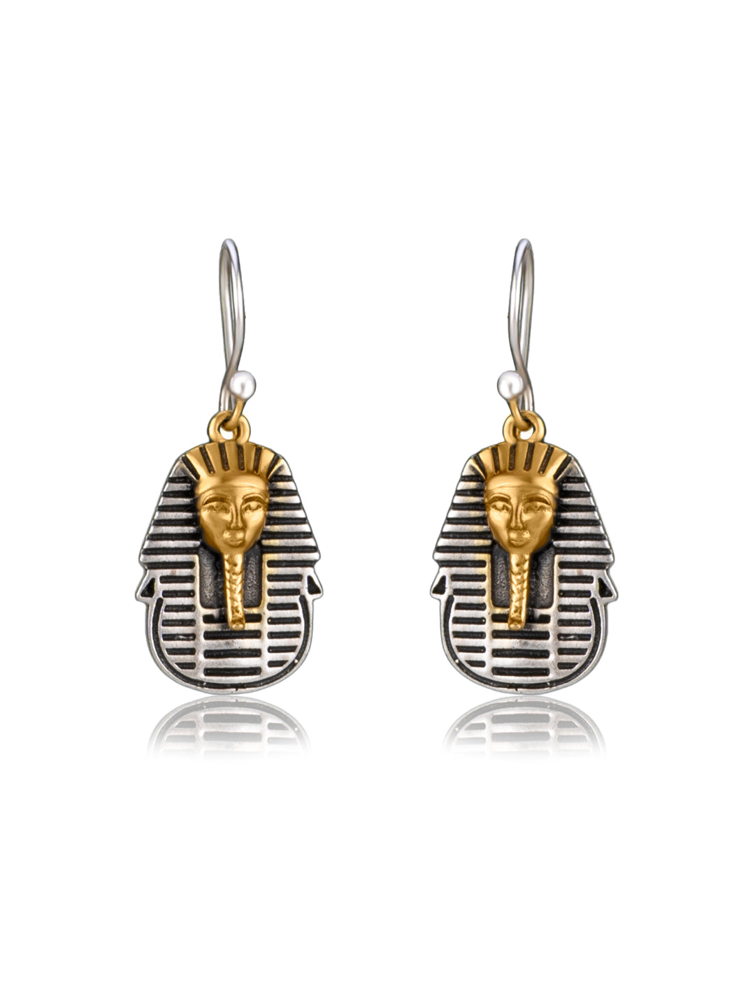 Egyptian Two Toned Danglers view 1