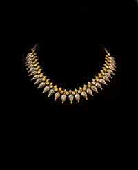 925 Sterling Silver Two Tone Paisley Necklace view 1