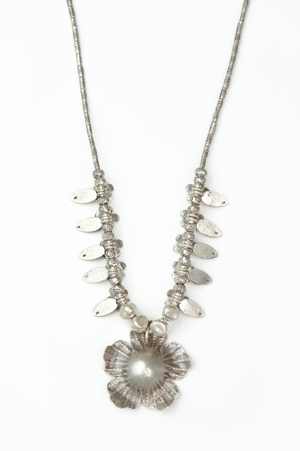 925 Silver Rose Necklace alternate