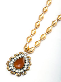 925 Sterling Silver Beaded Necklace with Carnelian view 5