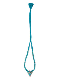 925 Sterling Silver Necklace with Turquoise Beads view 5