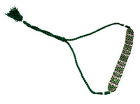 925 Sterling Silver Neckalce with Fine Glass Work view 3