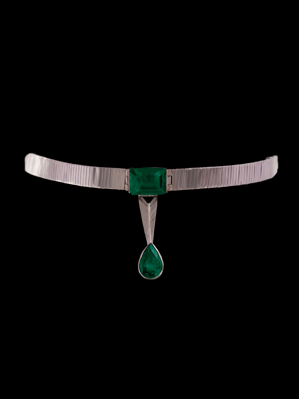 Aurora Emerald Fusion Necklace view 6