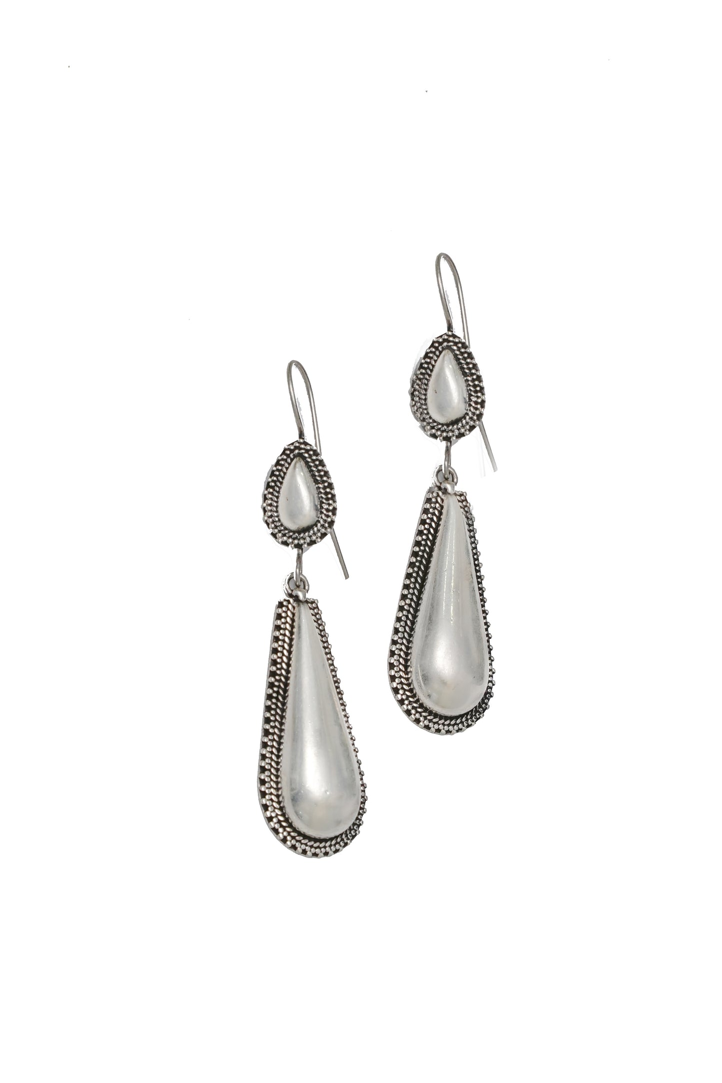 925 Silver Rawa Earrings - Neeta Boochra Jewellery
