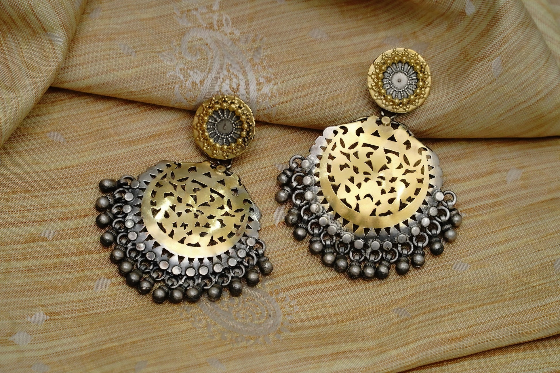 925 Silver Statement Earrings - Neeta Boochra Jewellery