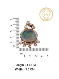 Aurora Mother of Pearl Studs view 5