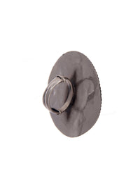 Silver Small Mirror Adjustable Ring view 6