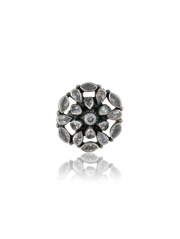 Everyday Wear Kundan Adjustable Ring alternate