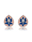 Pink and Blue Lotus Signature Studs