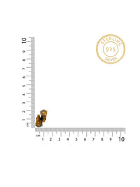 Twin Elephant Two Tone Adjustable Ring view 3
