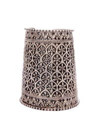 Silver Chitai Big Bangle view 4