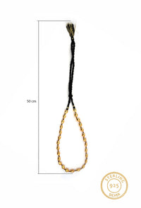 925 Sterling Silver Gold Plated Necklace view 4